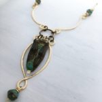 Art Nouveau Cicada Necklace