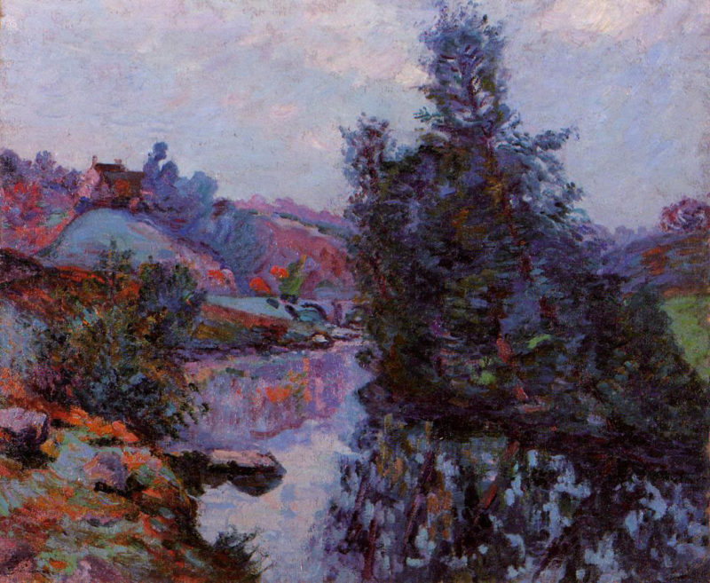 oil painting  Crozant, The Bouchardon Mill By: Armand Guillaumin