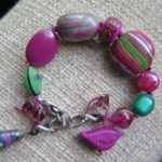 March 2018 Art Bead Scene Challenge (entry #1) –  Vibrant Quilt Bracelet by McEnroeMoments