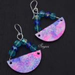 Kaleidoscopic earrings