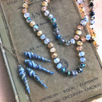 Knotted Necklace & Artisan Headpins Inspired by Blondine & The Tortoise by Dry Gulch Beads & Jewelry