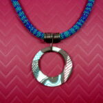 Abstract Winter Pendant Necklace