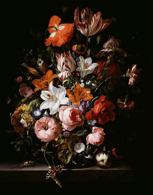 This image has an empty alt attribute; its file name is 7_Ruysch_FlowersinaGlassVase.jpg